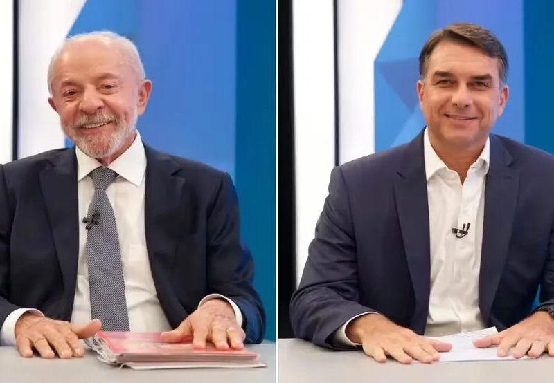 Debate acirrado entre Flávio Bolsonaro e Lula marca noite na Globo