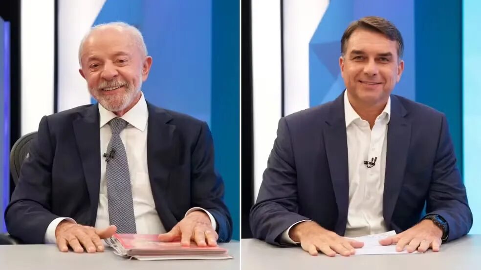 Debate acirrado entre Flávio Bolsonaro e Lula marca noite na Globo